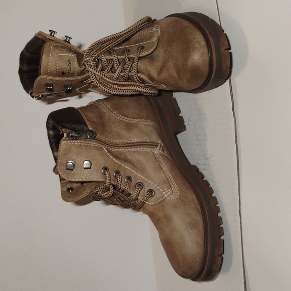 Tom Tailor Size: 8 US, 39 EU Brown Winter Boot - Picture 2 of 9